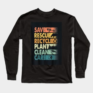 Happy Earth Day Long Sleeve T-Shirt